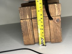 Mr And Mrs Wine Gift Box Wooden Rustic Wedding Favors 13 Inch X 3.5 Inch