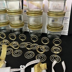 Wedding Party Favors Jars Card Holders Bubbles Mixed Lot 155 Items