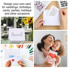 Blank Cards and Envelopes 4×6, 30 30 pcs A4 envelopes 30 cards, White