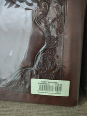 Barnes & Noble Leather Guest Book Made In Italy 8.5″x 10.5″ Brand New In Plastic