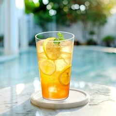 – Cafely – 24-Ounce Plastic Tumblers (Set of 8), Plastic All-Clear, 24 oz