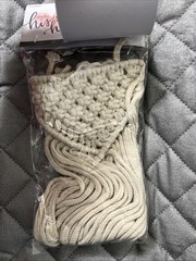 Studio his & hers Natural Beige Bohemian Crochet Bouquet Wrap