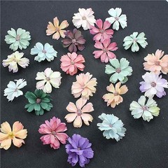 50 pieces DIY daisy home wedding mini silk flower head decoration artificial