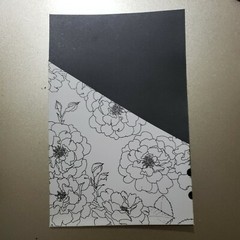 50 BLACK & WHITE FLORAL WEDDING INVITATION KIT Chic Stylish Modern Jacket NEW