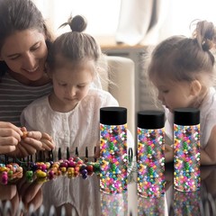 24 Pcs Sensory Bottles with Lids, 10 oz/ 300 ml Leakproof Clear 10 OZ, clear