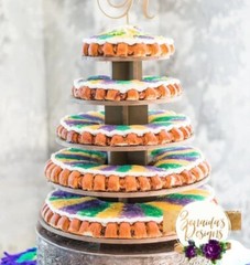 Cupcake Stand 5 Tier MDF Wood Cake Tower Dessert