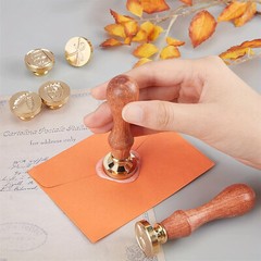 Heart Garland Bee Wax Seal Stamp Heads Removable Sealing Brass Stamp Heads