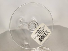 VERA WANG GROSGRAIN WEDGEWOOD CRYSTAL WINE GLASSES SET 3