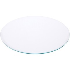 Plymor 12″ Round, 5mm Thick Beveled Clear Glass Circle