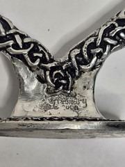 Celtic Knot Wedding Cake Topper Pewter Figurine Fellowship Foundry US Made *NEW*