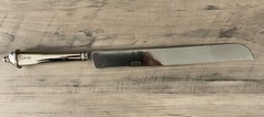 Towle Silver Tone Wedding Cake Server 2pc set