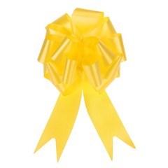 20pcs 6 Inch Large Pull Bow Big Gift Wrapping Ribbon Yellow for Christmas Bow