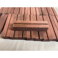 Zonon 20 Pieces Wood Place Card Holders Brown Rustic Table Number Stands TW5510