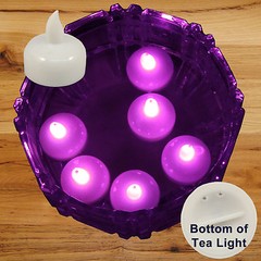 36 Flameless Floating LED tealight Candle Battery operated Pink tea lights
