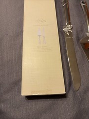 Lenox True Love 2-Piece Dessert Set Cake Knife & Server 13″ Wedding Cake Silver