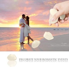 2000 Pieces White Artificial Silk Rose Flower Petals Wedding Party Decorations