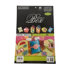 Colorbok Create a Box Party Favor Boxes Self Closing with Accent Ornaments