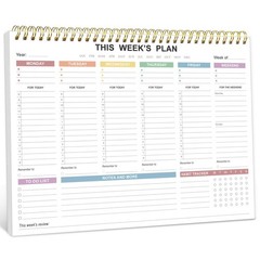 Undated Weekly Planner – 8.5″ x 11″ Undated Daily Productive Weekly To Do Lis…