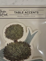 NWT Set of 12 Table Setting/Name Card Topiary Table Accents.