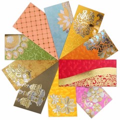 PARTH IMPEX Shagun Gift Envelope 7.5″ x 3.5″ Inches, Assorted Color & Design