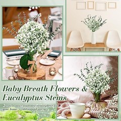 Pcs Babys Breath Artificial Flowers Bulk Babys Breath Flowers Gypsophila 250