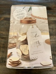 Wedding Wishing Jar Guest Book Alternative – Ginger Ray. (NOS) 2018