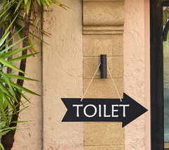 Arrow Chalkboard Signs 13.85 x 6 Inches Acrylic Hanging Direction Signage with J