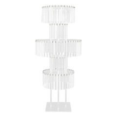 Flower Stand for Wedding, Crystal Flower Stand 5-Tier
