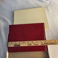 C.R. Gibson 9×7″ Guest Book Burgundy In Box