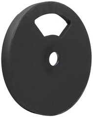 Fitvids Standard Cast Iron 1-Inch Weight Plate For Strength 25 Lb Pair