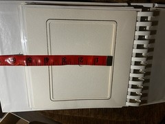 Tap Wedding Photo Album 45 White Fanfare RM Set with Box Never Used