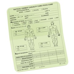 Rite in the Rain All-Weather Combat Card, Tactical Combat Casualty Care Card …