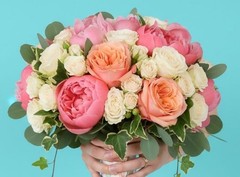 Floral Bouquet Holder with Wet Foam, Wedding Flower Holder, Bridal Bouquet Base,