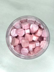 100 Count Frosty Ballerina Pink Sealing Wax Beads. Over 200 colors available!