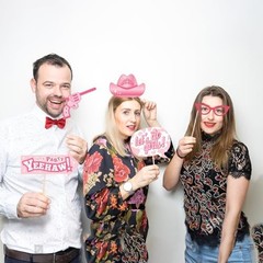 Western Themed Photo Booth Props – 27 Pcs Let’s Go Selfie Props Favors