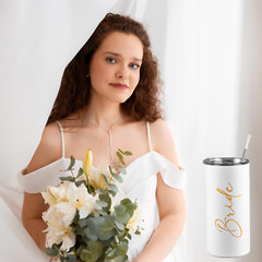 Bridesmaid Proposal Gift Set – 5 Stainless Steel Tumblers for Wedding Party