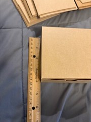 kraft favor boxes 4x4x2