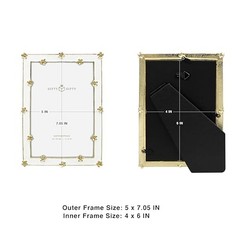 Spring Flower Thin Border Photo Frame / 4×6 In | For Vertical & Horizontal