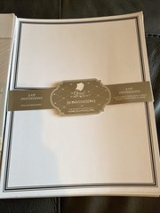 Wedding Black White Brides Party Invitation Envelopes Place Cards Accessories