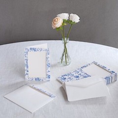 25 BLUE WHITE 7″ Paper Photo PICTURE FRAMES Cards Envelopes Favors Party Decor