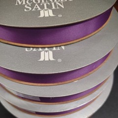 #3 Satin Purple 100 Yard Corsage Ribbon 9/16″ Corsages Bouquet Wedding Prom