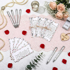 30 Sets Bridal Shower Favors for Guests Wedding Pens Bulk with Thank You Cards B