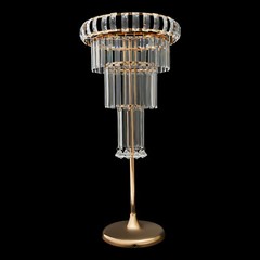 4-Tier Clear Gold Flower Stand for Wedding Event Decor Floor/Countertop