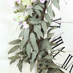 FROSTED GREEN 5 ft long Artificial Willow Foliage Garlands Wedding Decorations