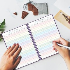 Bill Tracker Notebook – Monthly Bill Organizer & Planner for 5.8″ x 8.5″ Purple