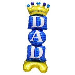 Happy Fathers Day Standing Balloons for Party Decorations, 1Pcs Large Dad