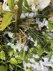 15 lb Lot Artificial Wedding Flowers Greenery Ivy Orchids Hydrangea Decor Bulk