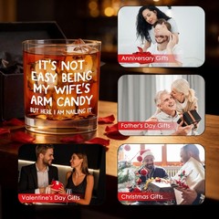 AXIARA Husband Birthday Gifts for Men – 11 oz 11 Ounces, White – Arm Candy