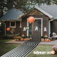 99×3.3ft Black and White Striped Gossamer Roll Halloween Sheer Gossamer Strip…