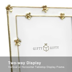 Spring Flower Thin Border Photo Frame / 4×6 In | For Vertical & Horizontal